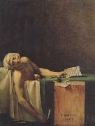 Jacques-Louis David The death of marat (mk02) oil on canvas